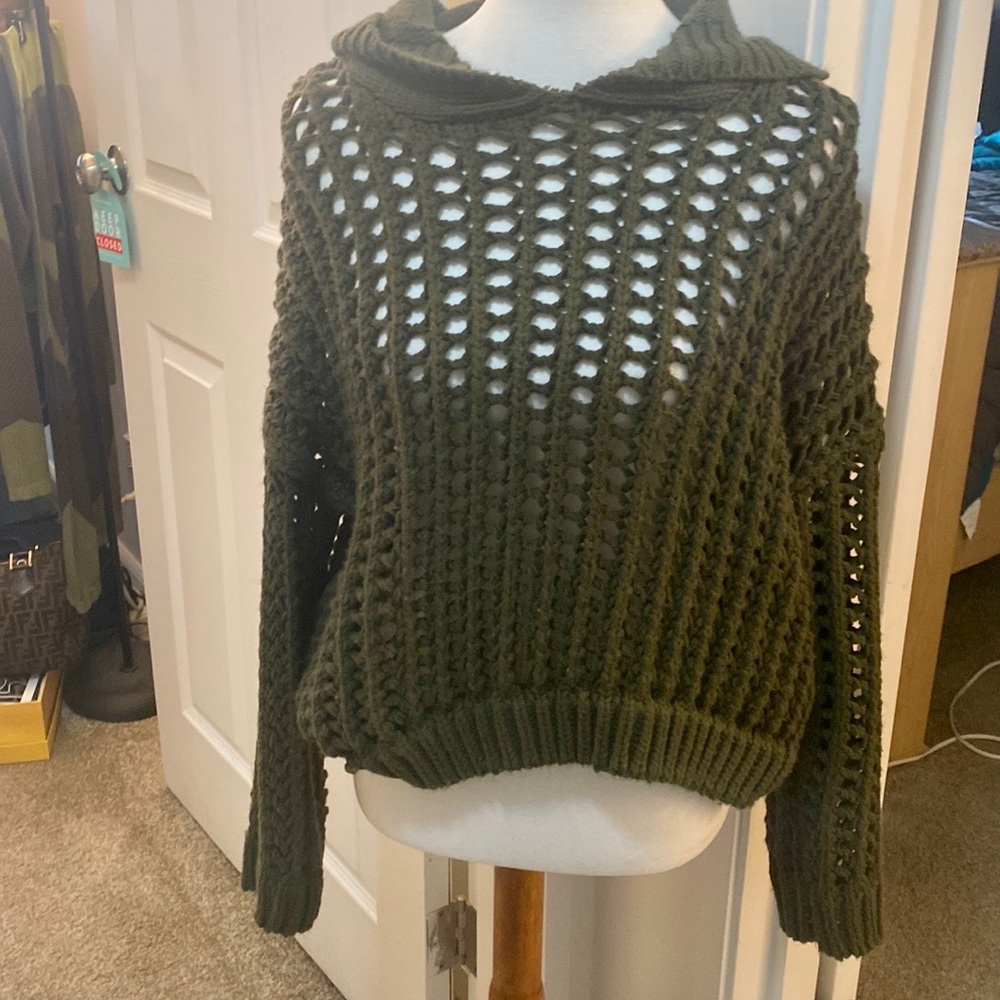 Hooded Knit Sweater